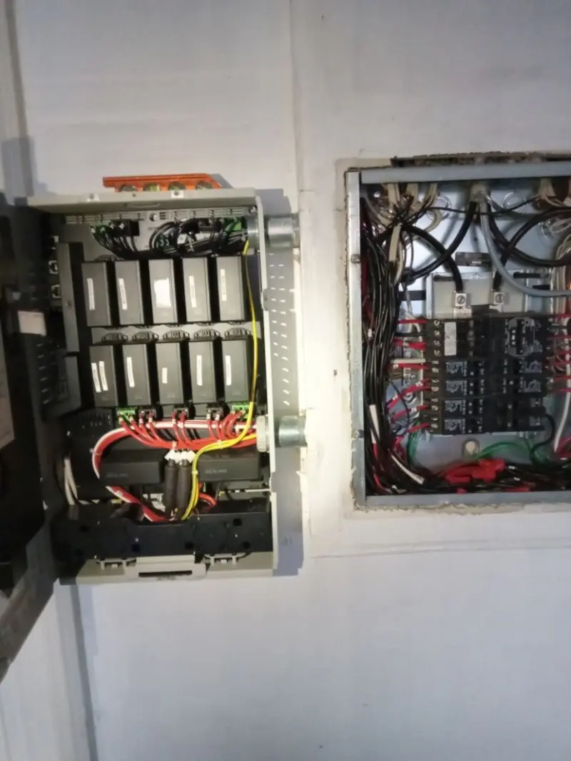 Electrical panel upgrade completed for Indoor Lighting Installation in Reisterstown